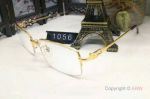 High Quality Replica Cartier Clear Glasses - Gold and Black Frame Eyeglasses